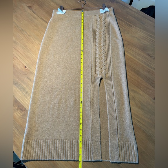 NWT INTERMIX Women’s L Cashmere Wool Blend High Waisted Pencil Skirt - Picture 9 of 10